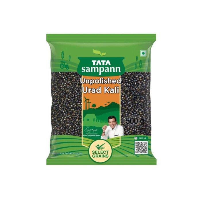Tata Sampann Unpolished Urad Dal (whole) 500g