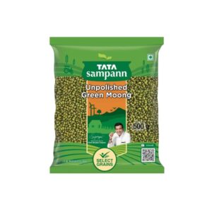 Tata sampann unpolished moong whole dal 500g