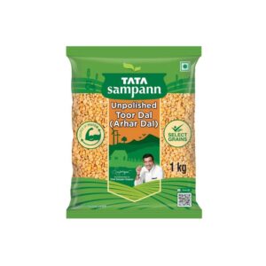 Tata sampann unpolished toor(arhar) dal 1Kg