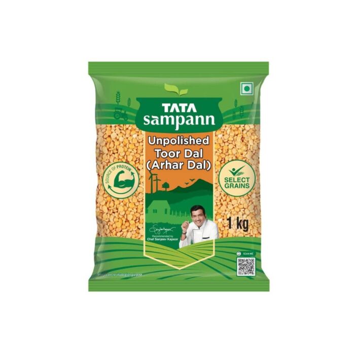 Tata sampann unpolished toor(arhar) dal 1Kg